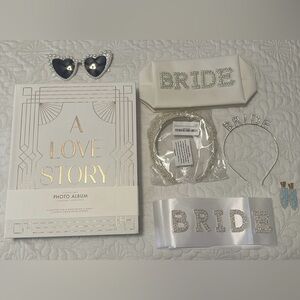 Bride Accessories Set with Photo Album